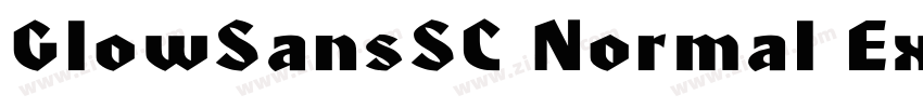 GlowSansSC Normal Ex字体转换